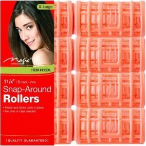 SNAP ON ROLLER XLARGE PINK for effortless curls and styling.