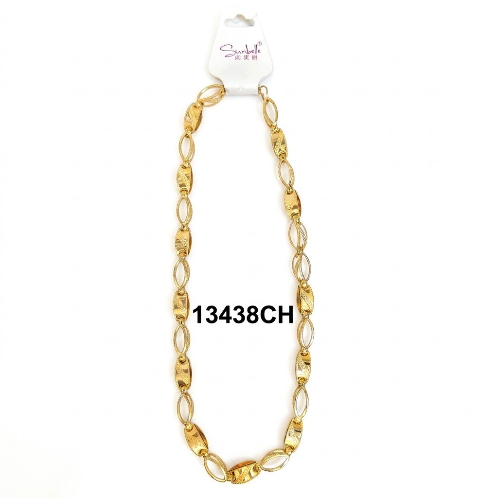 Sunbelle Gold Neck Chain - Elegant Design Jewelry
