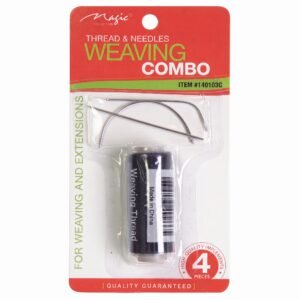 Magic Weaving Thread & Needle Combo in Black for Hair Extensions