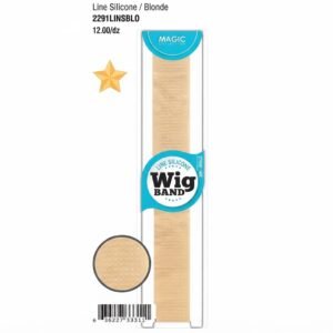 Magic Collection Silicone Wig Band in Blonde for secure wig fit