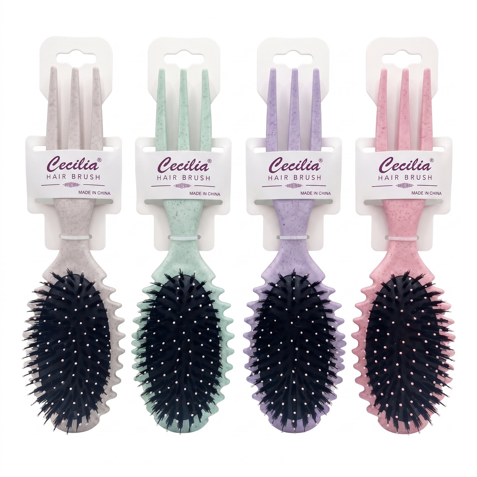 Curl Hair Brush Mix Color available in various colours