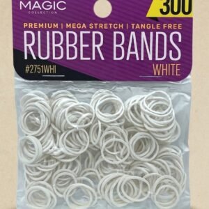Magic Collection Premium Rubber Bands in White
