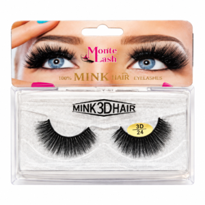 MODEL 3D MINK EYE LASHES 24 with dramatic volume and length