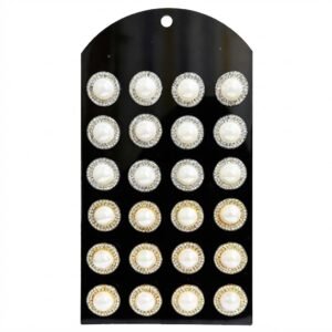 Fancy Earring Display featuring multiple slots for showcasing earrings.