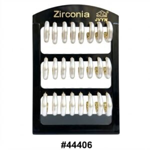 Fancy Earring Display showcasing elegant earrings in a retail setup