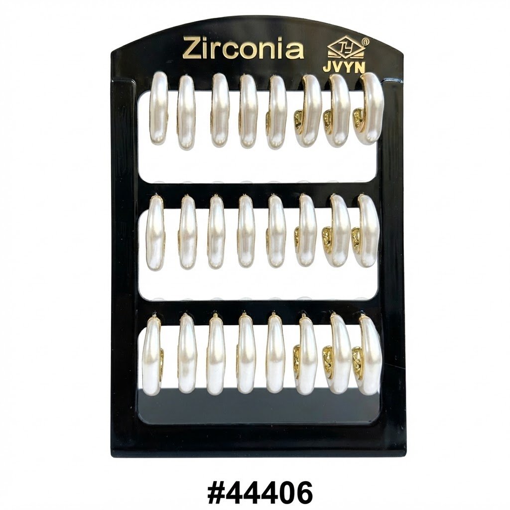 Fancy Earring Display showcasing elegant earrings in a retail setup