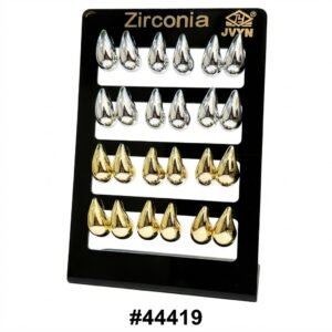 Fancy Earring Display showcasing a variety of earrings in a stylish design