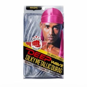 Deep Wave Durag Hot Pink for stylish hair care and wave-making