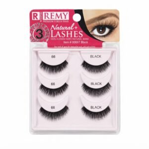Eyelashes Response Black 3 Pair - Natural look false lashes