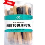 Murry Wooden Mini Tool Brush Jar 24pc #7747JAR