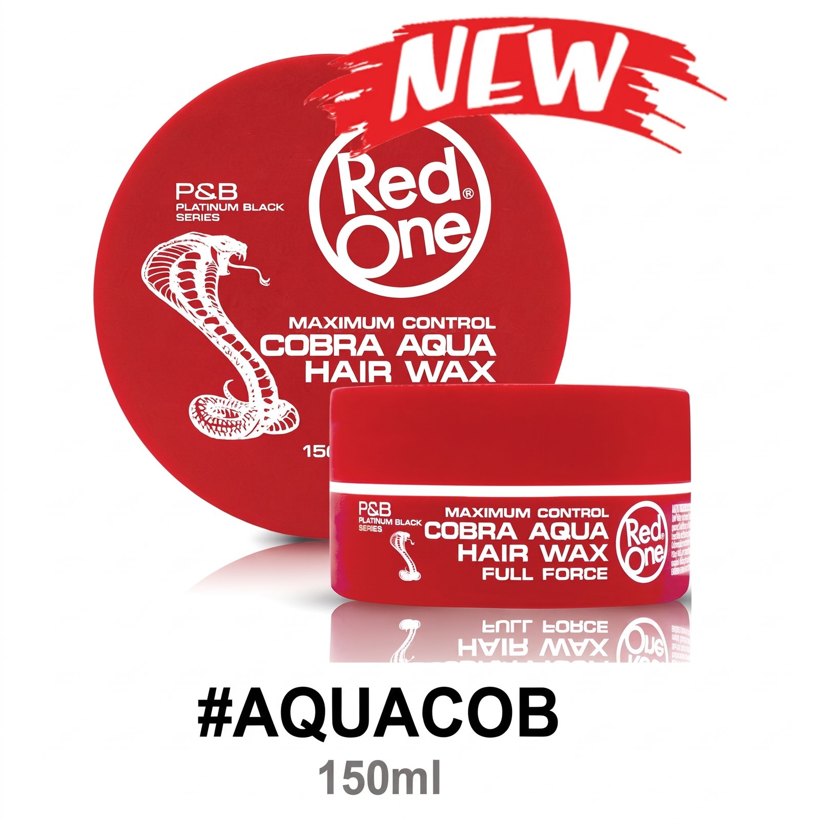 Aqua Hair Wax Cobra Color 150ml for maximum hold and styling