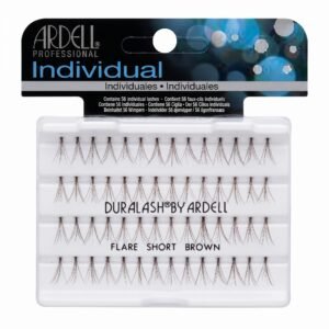ARDELL FLAIR SHORT BROWN individual eyelashes in a pack