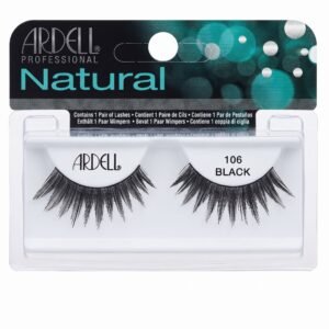 Ardell Eyelashes NO106 in Black, featuring a natural look for enhanced beauty.