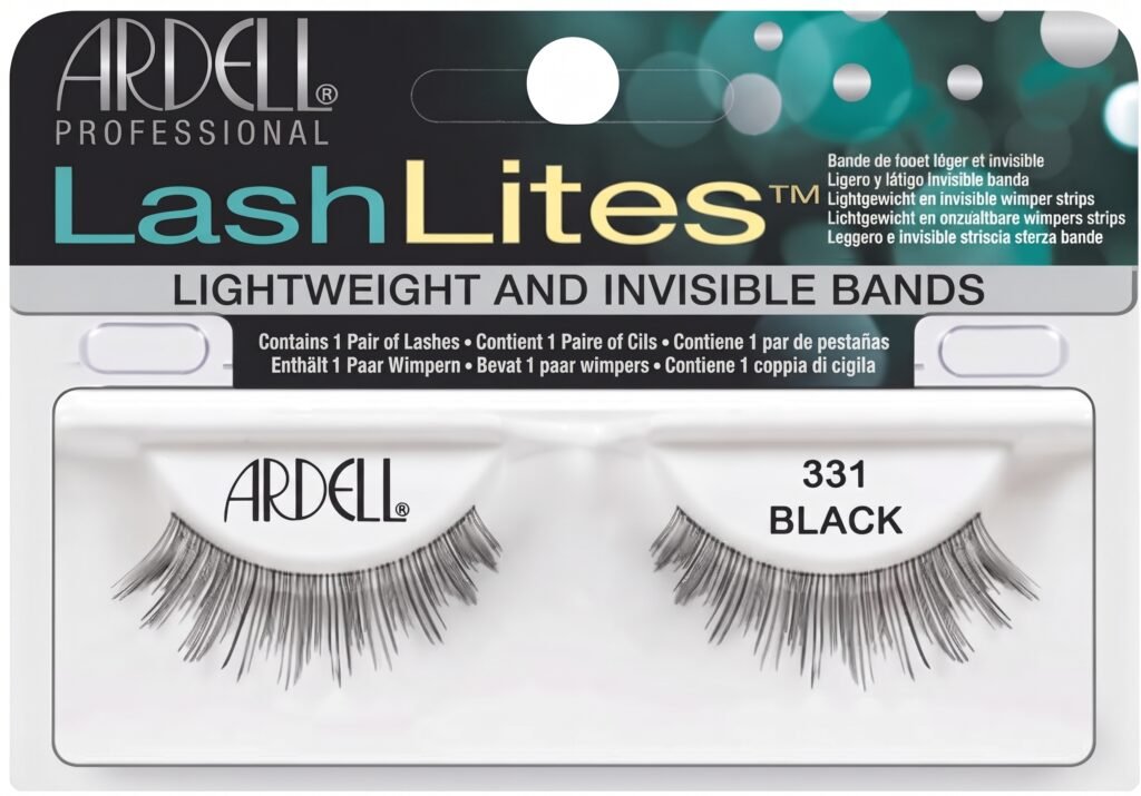 Ardell Lash Lites Lightweight Invisible Band Lashes 331 Black – #AR61479