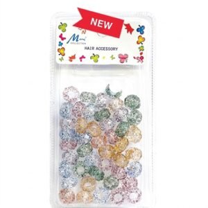 Large Shinny Diamond Beads Mix Color for hair styling and accessories