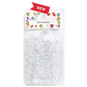 Large Shinny Diamond Beads in Clear Colour for hair styling