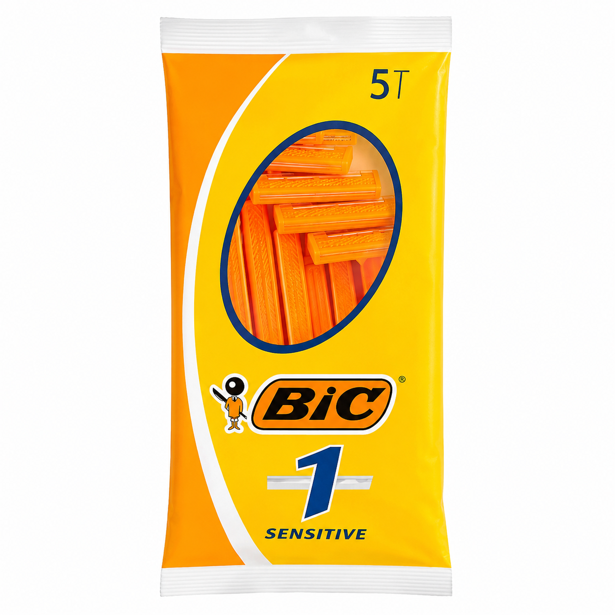 BIC Razor 5-Pack Normal Disposable Shaving Razors
