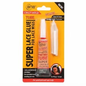 BMB Super Lace Glue Tube Small Bristle Pack 12ml for lace wigs