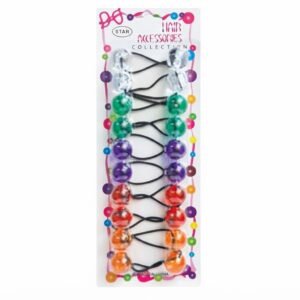 Colorful crystal hair bubbles for vibrant hairstyles