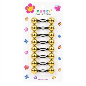 Murry Collection Bubble Gold Color Hair Bubbles in a pack
