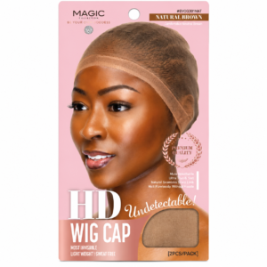 HD Wig Cap Lite Brown for seamless wig application
