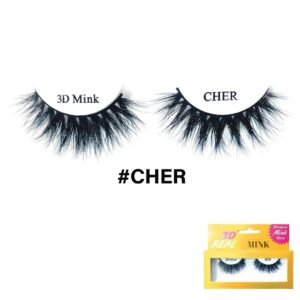 Winko 3D Real Mink Eyelash Cher Gold - luxurious and voluminous eyelashes