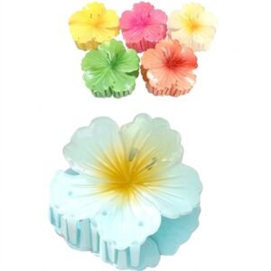 Jawa Hair Clip Flower Style Mix Color - vibrant hair accessory