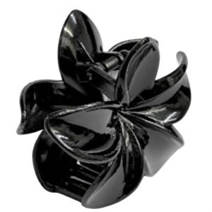 Jawa Hair Clip Flower Style in Black Colour