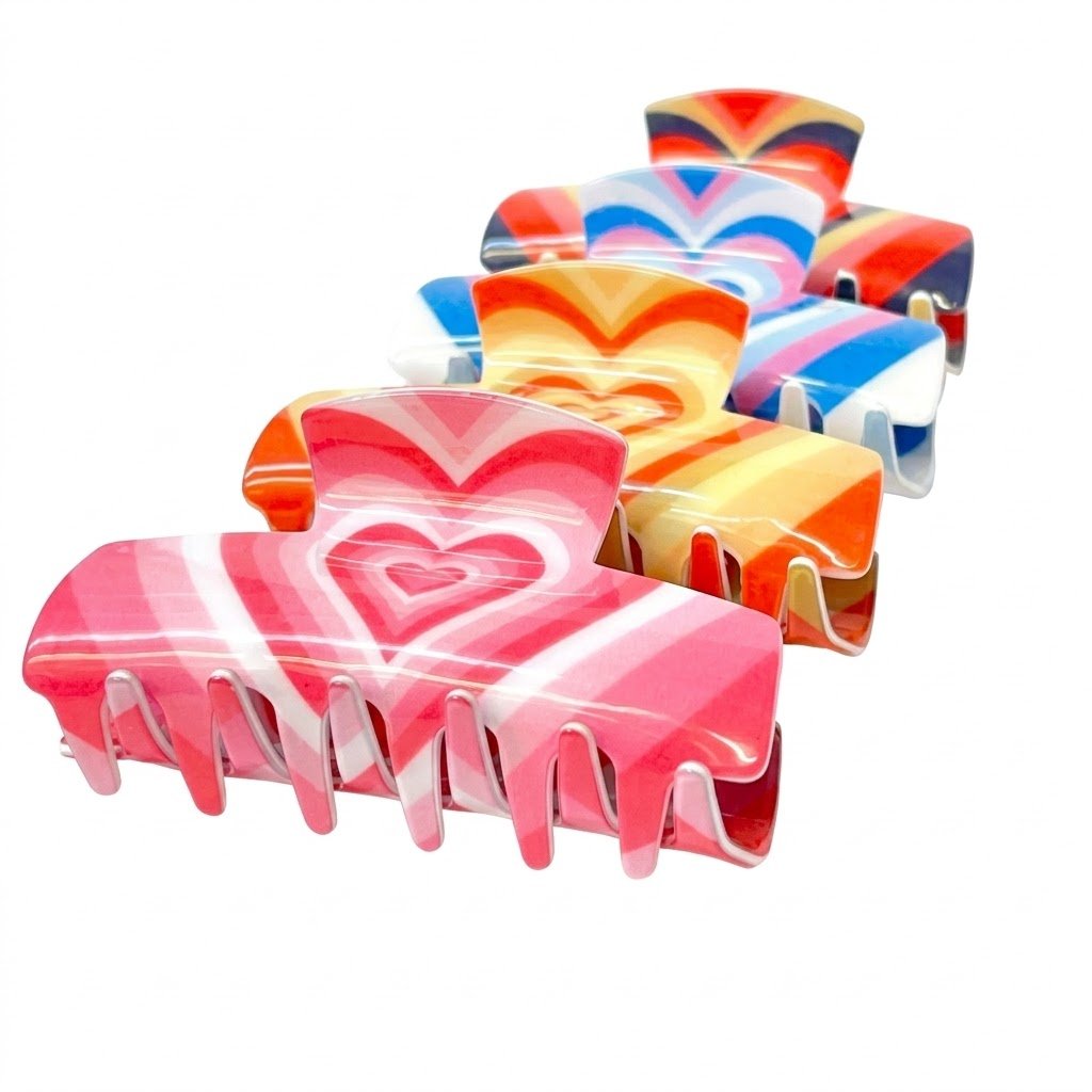 Jawa Clip Medium Love Pattern #CL80