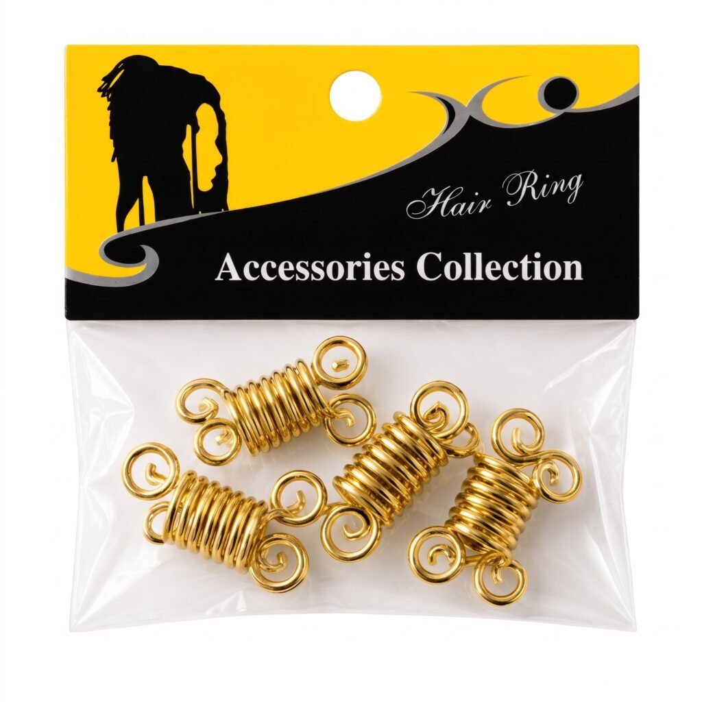 Gold New Braid Spring Hair Beads #CTG1