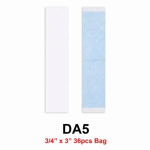 Blue Tape Strip 36 Pieces in Bag 3/4" x 3" for salon use