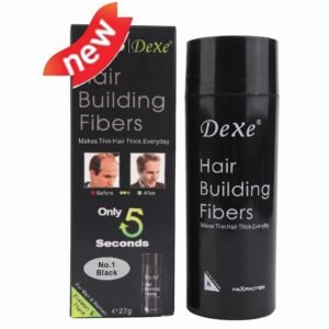 Dexe Hair Fiber 1 PC Black 27g for thicker, fuller hair