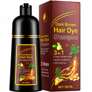 Dexe 3IN1 Dark Brown Shampoo 500ml for nourishing hair care