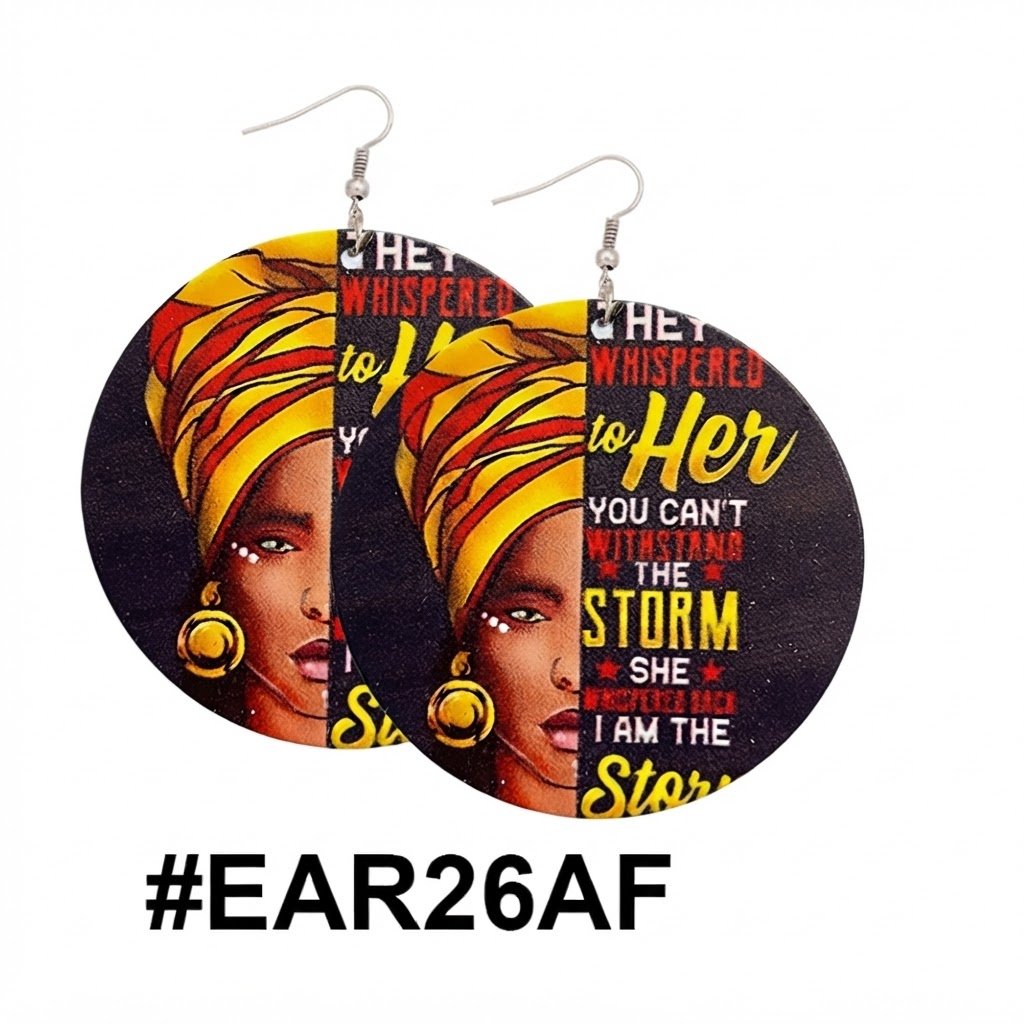 Vibrant New African Style Earrings with Bold Design