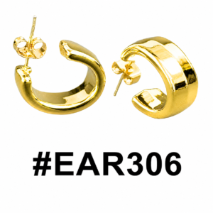 Gold small hoop earrings from Murry Collection