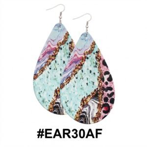 Murry Collection New African Style Teardrop Earrings in Multi-Colour