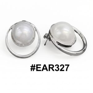 Elegant Pearl Studs Silver Earrings perfect for any occasion