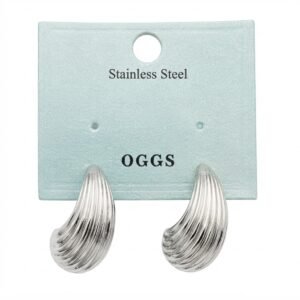 Stainless Steel Fancy Earring Shell Design by OGGS