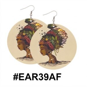 Vibrant New African Style Earrings showcasing cultural elegance