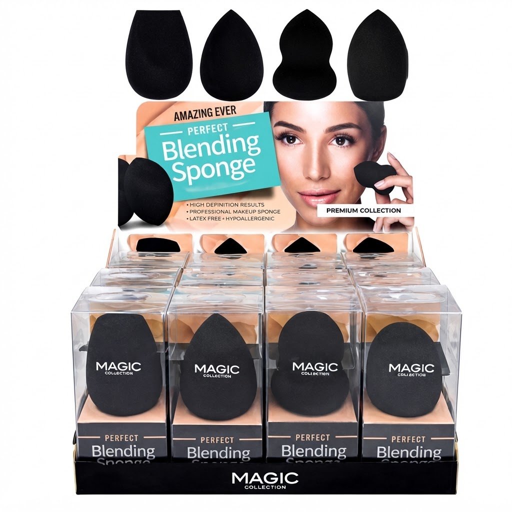 Magic Collection Black Blending Sponge for flawless makeup application