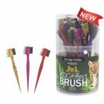 Edge Brush 3in1 Leopard Ast 24PC #EDGE06JAR