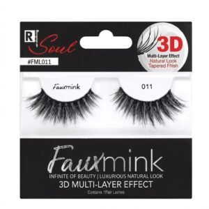 Natural 3D Mink Eyelashes 11blk for a stunning, natural look
