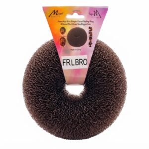 Magic Collection Large Brown Foundation Donut for Hair Styling