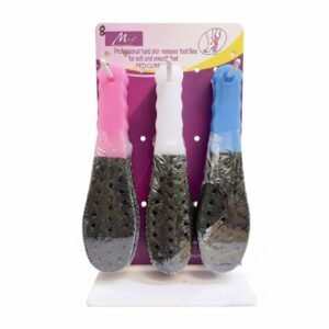 Murry Collection Medium Foot File with Stand 12 Pack