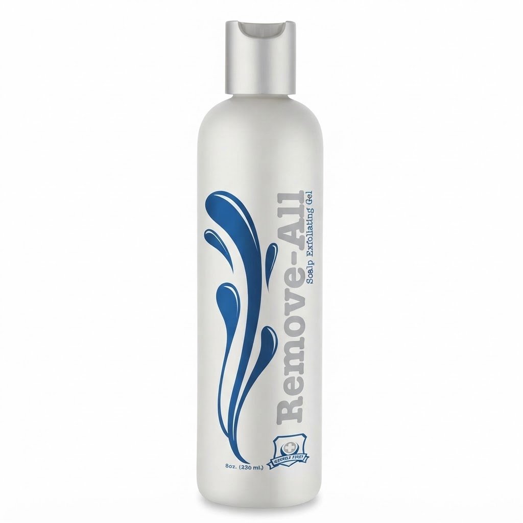 Ghost Remove All Scalp Exfoliating Gel 8oz for effective scalp cleansing