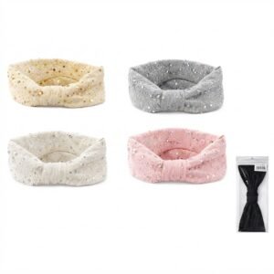 Fashion headband with mixed colour crystals for women
