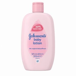 J&J Baby Lotion 300ml bottle for gentle skin moisturisation