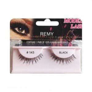 100% Human Hair Model Lashes in Black - #M143