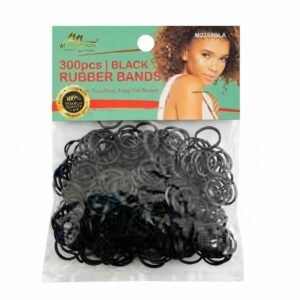 Murry Rubber Bands 300 pieces in Black for hair styling
