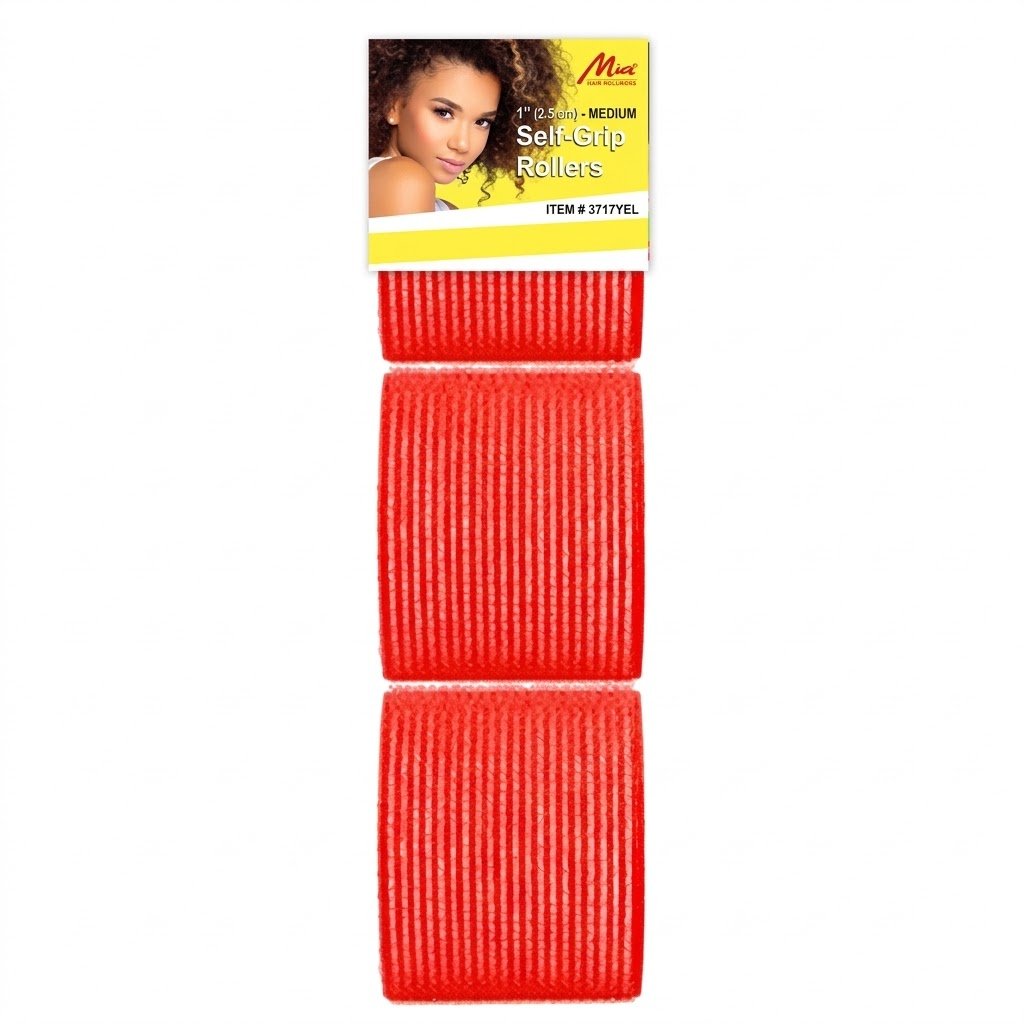 Murry Self Gripping Rollers Jumbo Red 7.5cm #M3717JRED